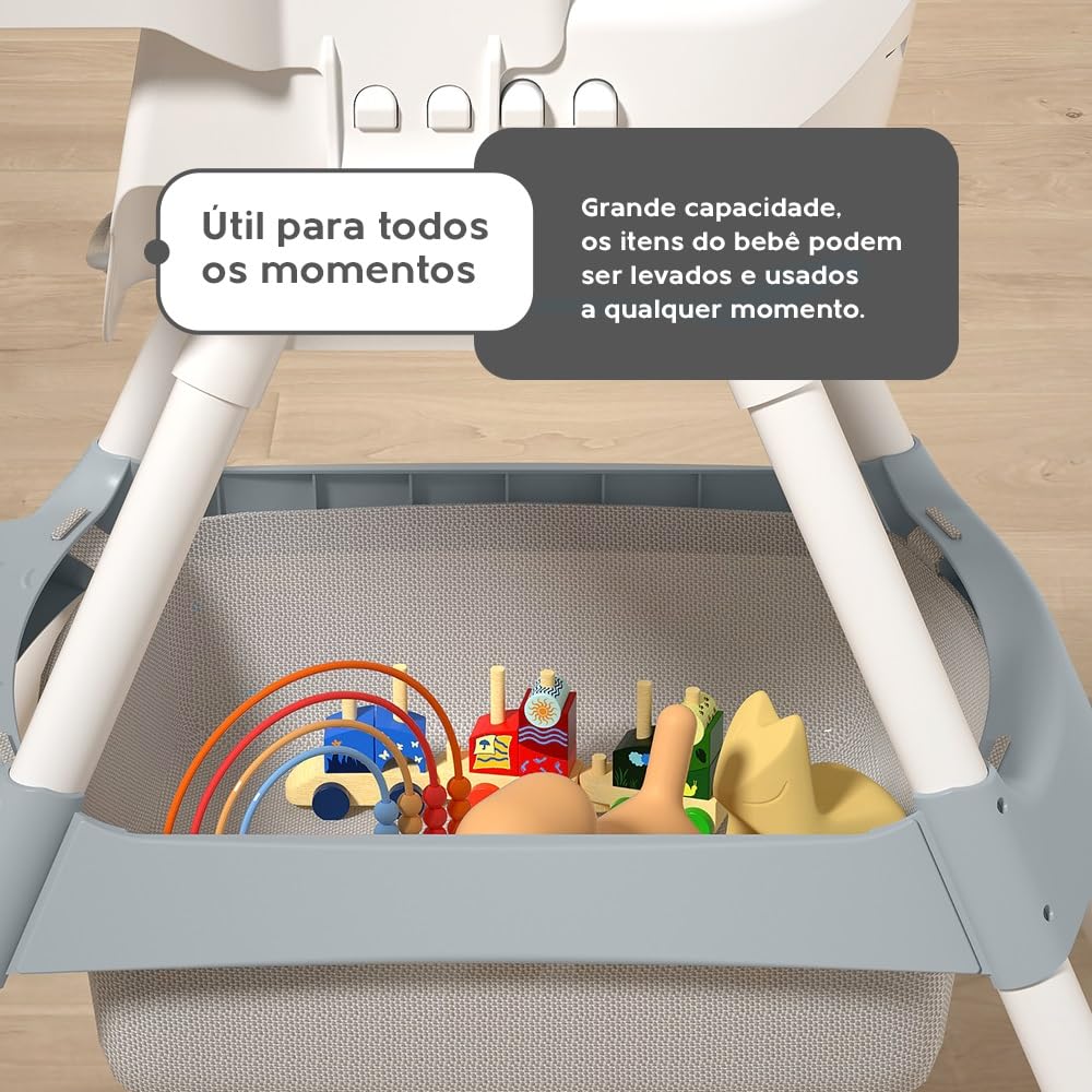 yunn⭐︎kids LIFE Cadeira de Alimentação para Bebês Cinza Yuupi | Amazon.com.br